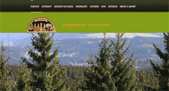 Desktop Screenshot of berggaststaette-morgenleithe.com