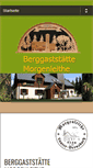 Mobile Screenshot of berggaststaette-morgenleithe.com